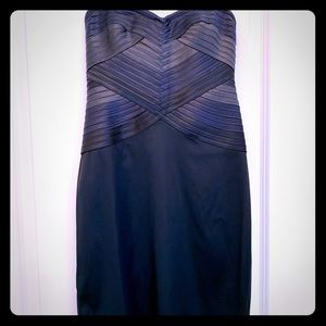 BCBG strapless cocktail dress